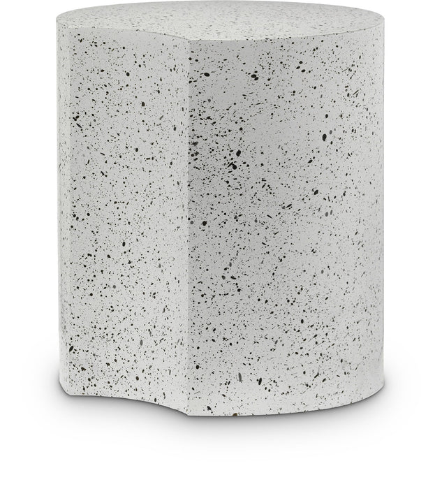 Dimple - End Table - Terazzo Finish