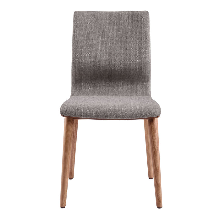 Robin - Mid-Century Dining Chair (Set of 2) - Walnut / Gray