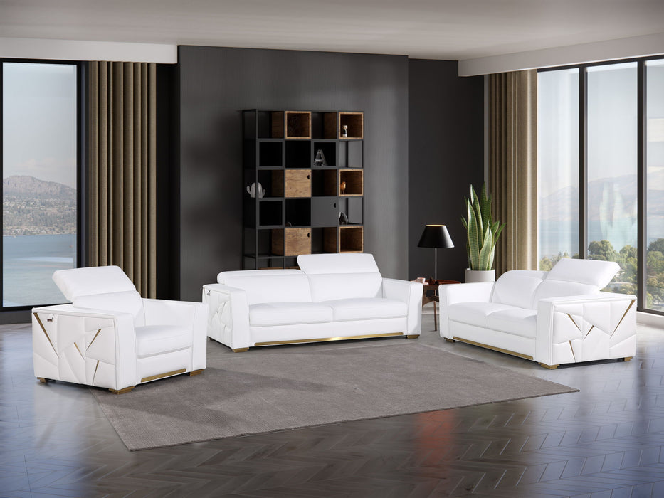 1120 - Leather Living Room Set