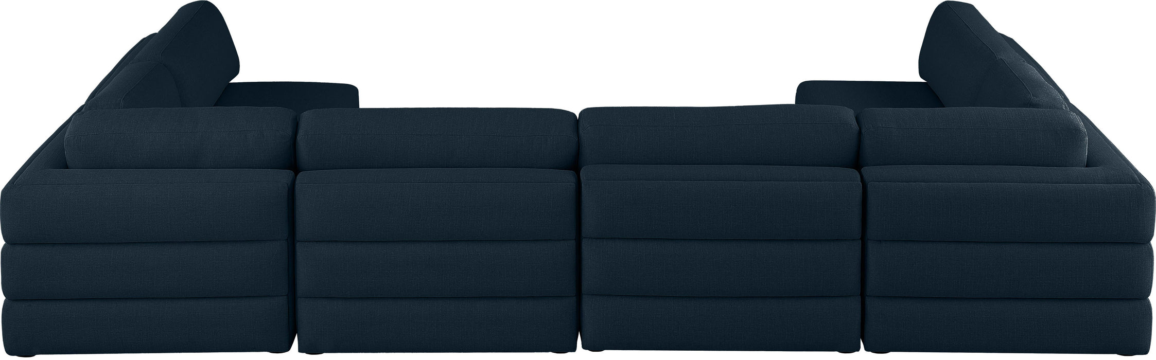 Beckham - 6 Piece Modular U-Shaped Armless Sectional