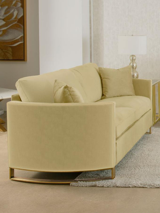 Corliss - Upholstered Arched Arm Loveseat