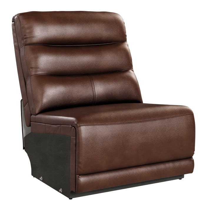 Duluth - Armless Chair - Dark Brown