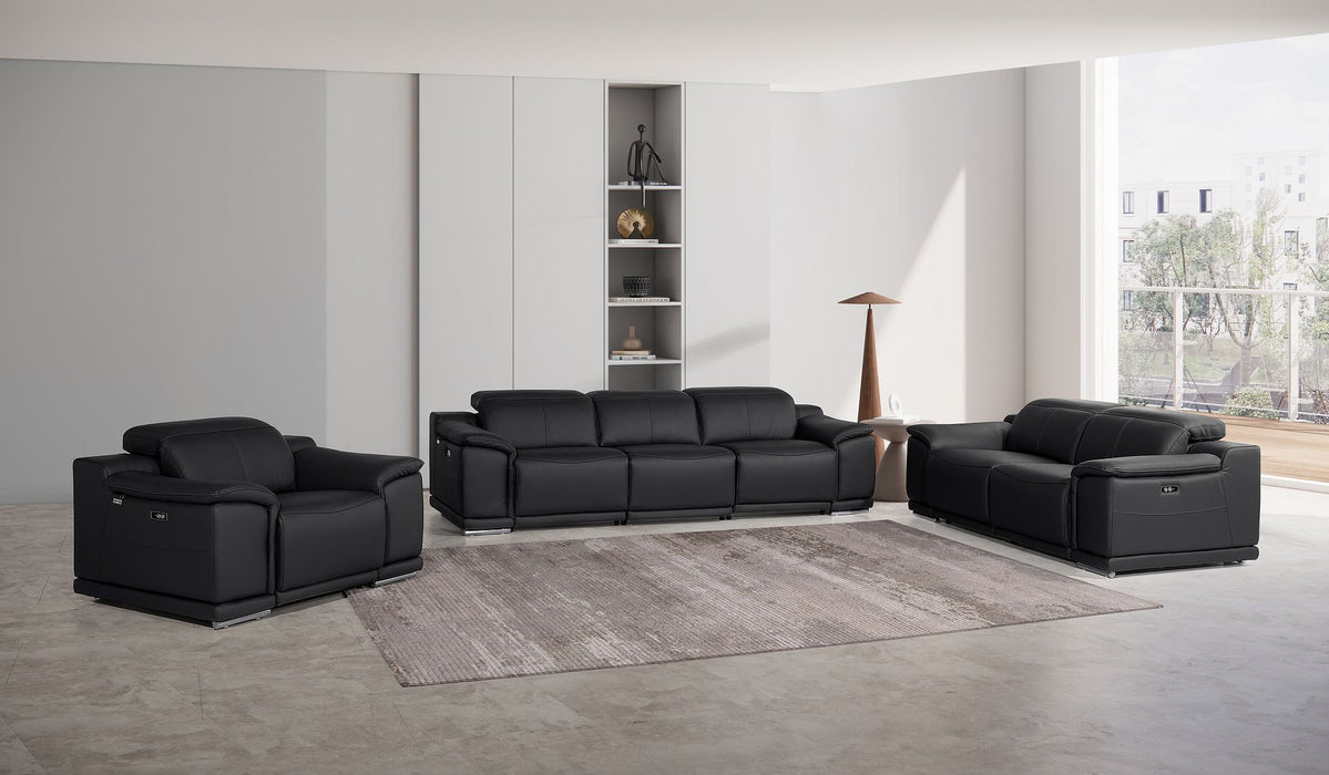 9762 - 6-Piece Modular Power Reclining Sofa, Loveseat And Chair Set With 5 Power Recliners In