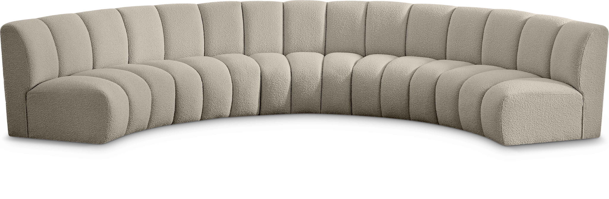 Infinity - 5 Piece Boucle Modular Sectional
