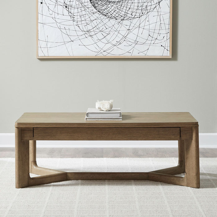 Ballentine - Rectangular Cocktail Table - Brown