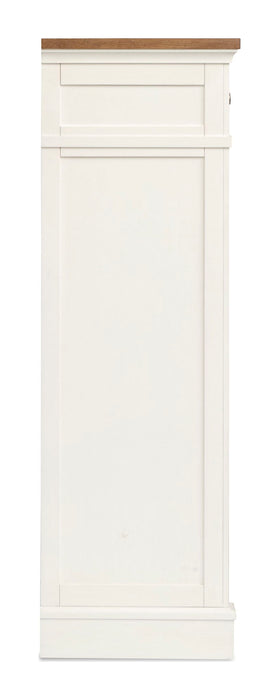 Kingston - Drawer Chest - Whisper White And Cerused Nutmeg