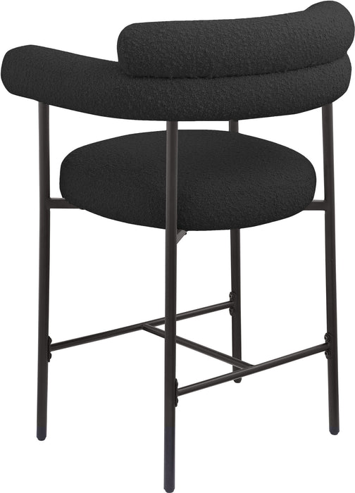 Blake - Counter Stool With Black Base (Set of 2)