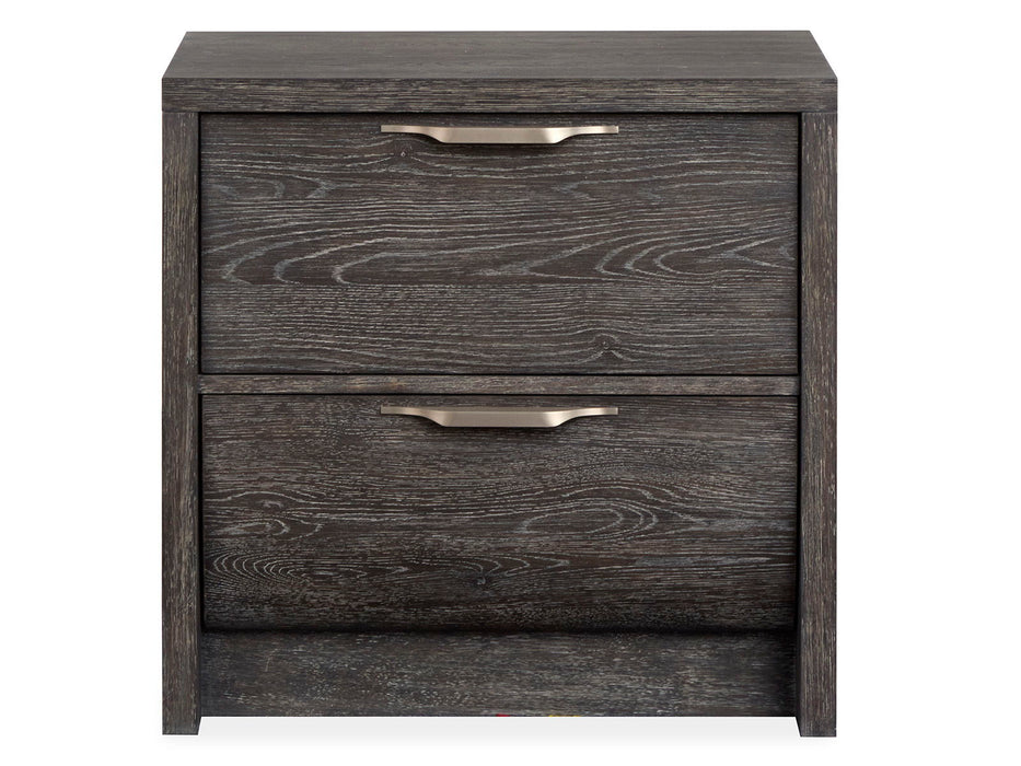 Kinsley - Drawer Nightstand - Black Heron