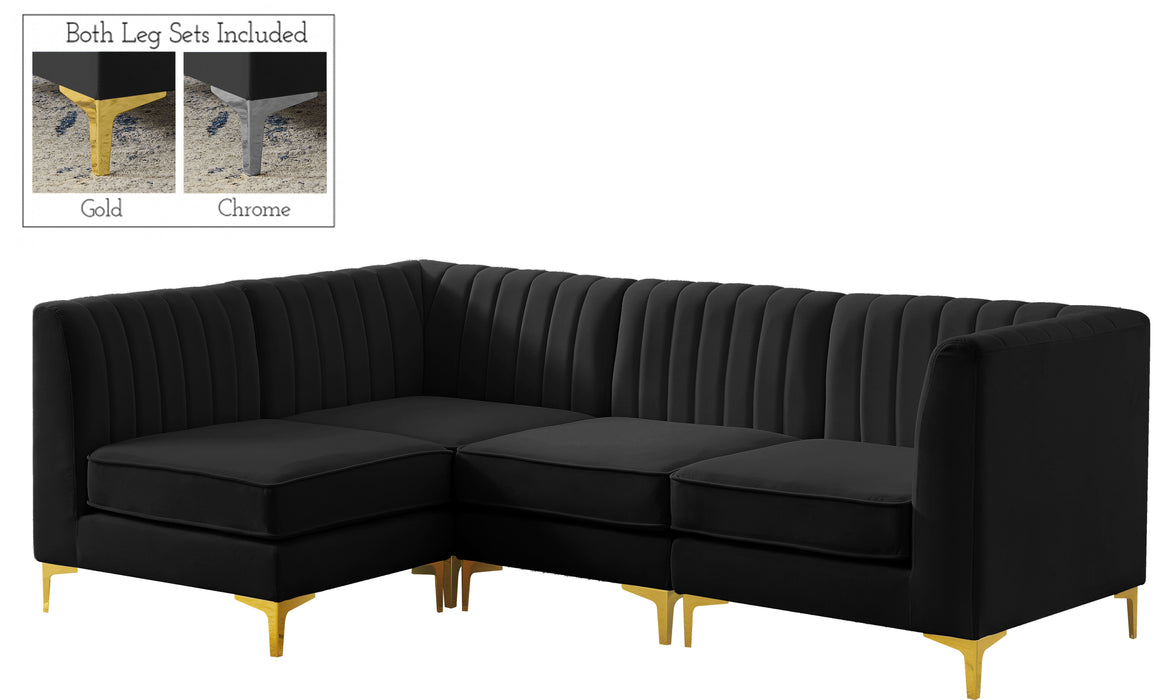 Alina - 4 Piece Modular L-Shaped Sectional