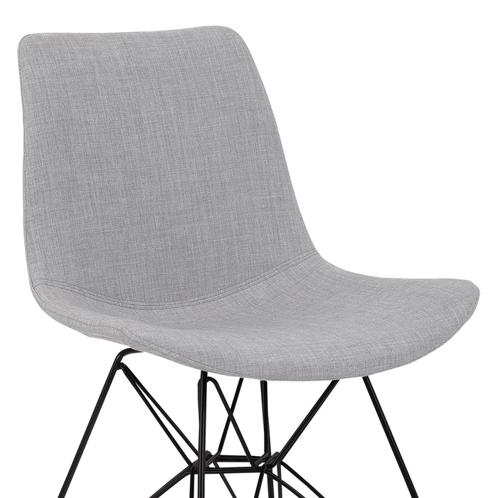 Palmetto - Contemporary Dining Chair - Gray / Black