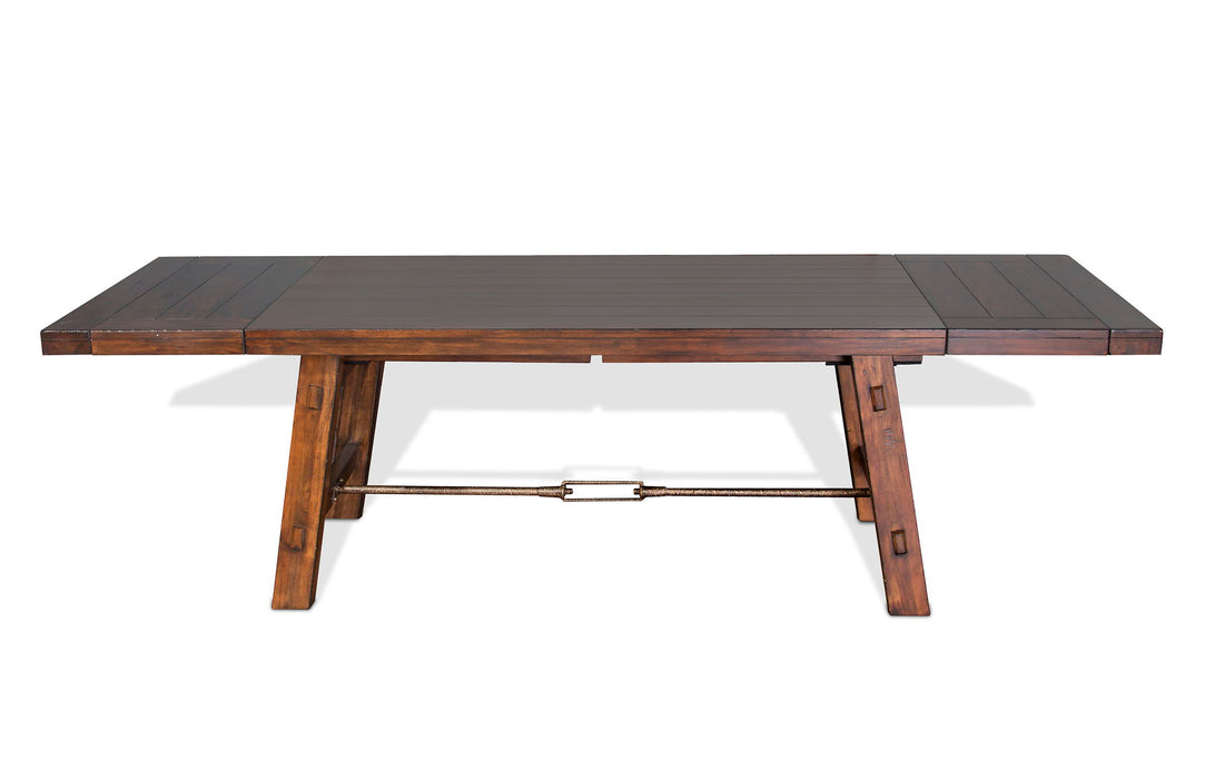 Tuscany - Extension Table Withturnbuckle - Vintage Mocha