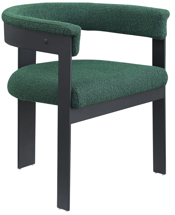 Romeo - Boucle Dining Chair With Black Base (Set of 2)