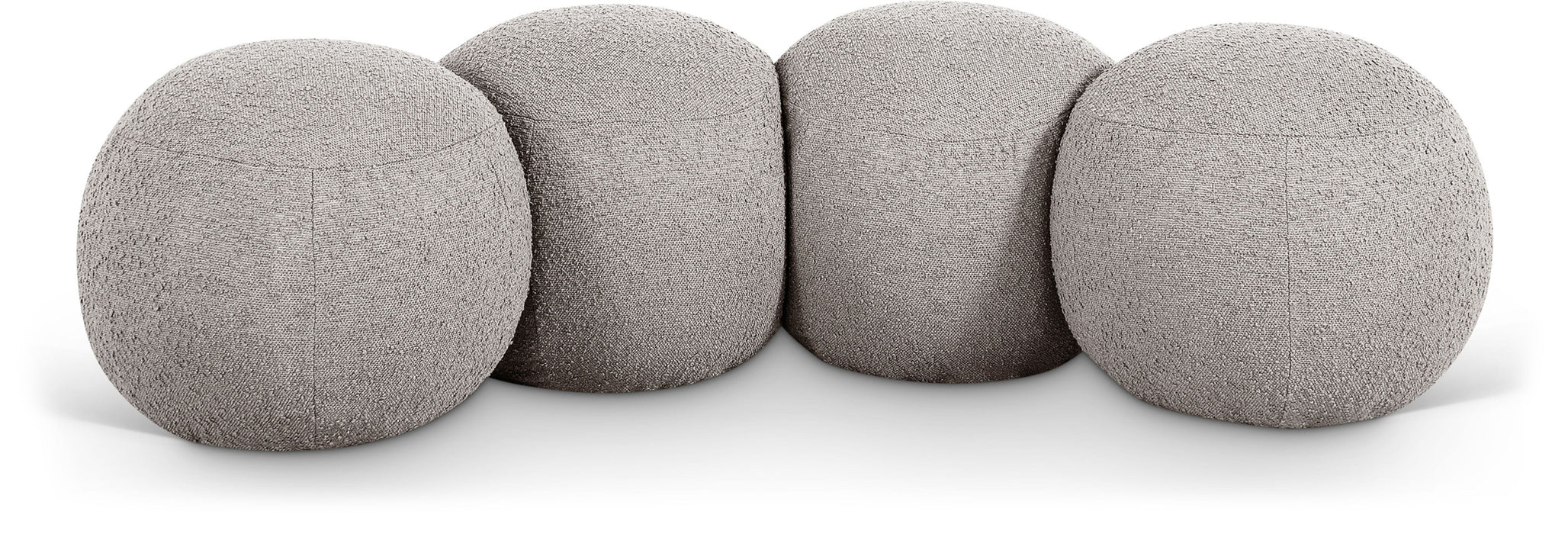 Apollo - Boucle Fabric Bench