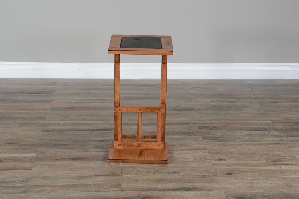 Sedona - Savannah 12.5" Traditional Wood Table - Rustic Oak