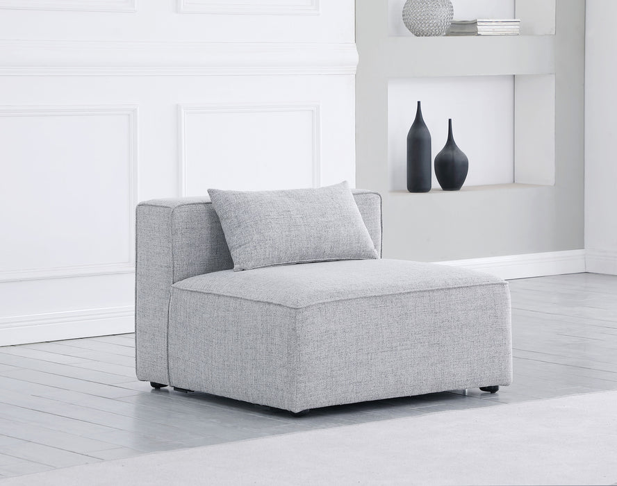 Cube - Linen Armless Chair