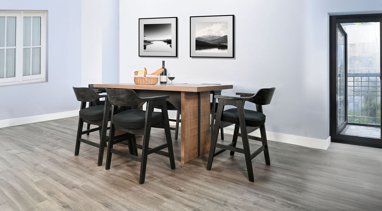 Modern - Rectangular Arch Counter Table Set