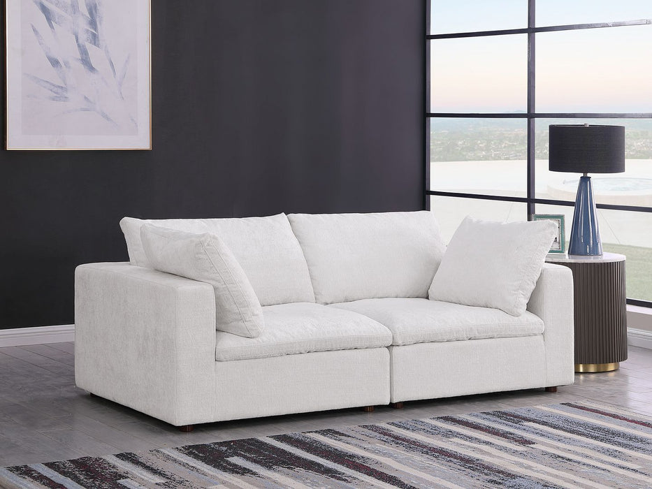 1100 - Modular Loveseat - Pearl