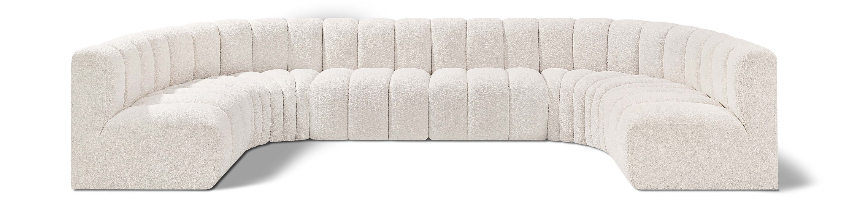 Arc - Boucle Fabric 8 Piece Modular Sofa