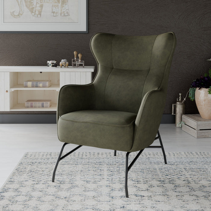 Franky - Accent Chair - Forest Stone