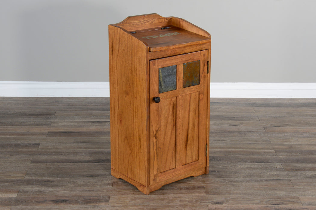 Sedona - Trash Box - Rustic Oak