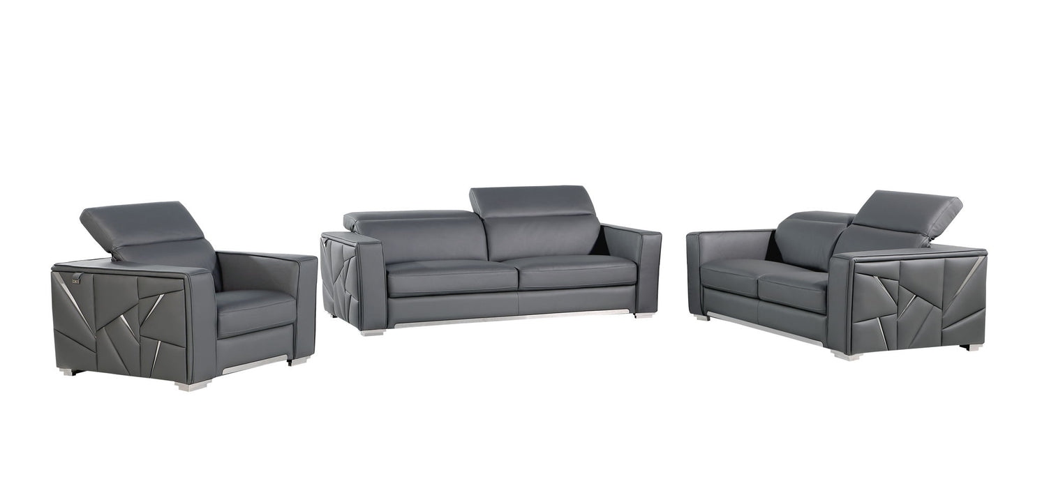 1120 - Leather Living Room Set