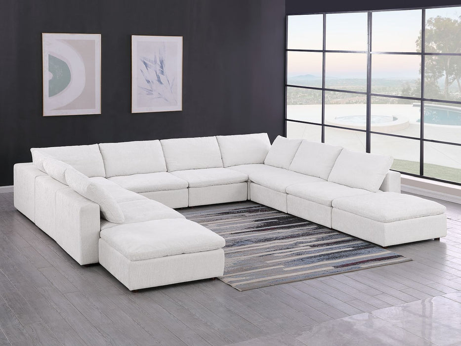 1100 - 10-Piece U-Shaped Sectional In Italian Fabric