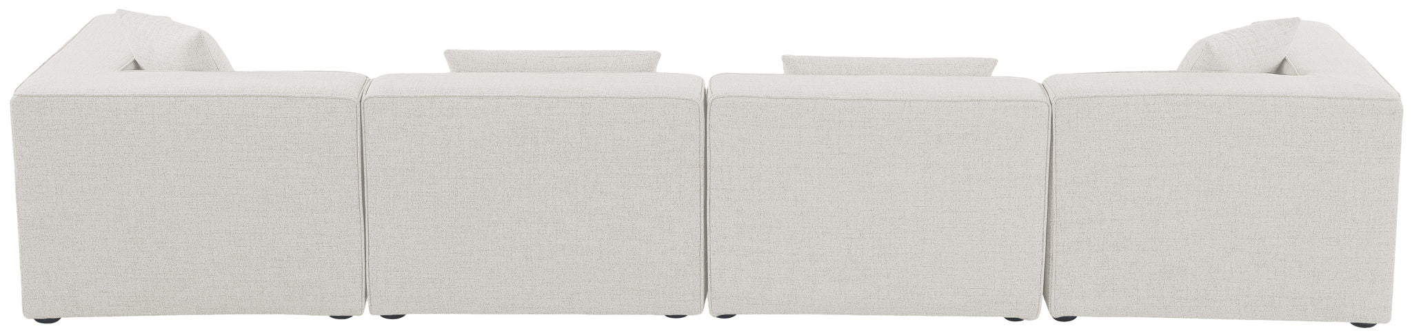 Cube - Linen Modular 4 Seat Sofa