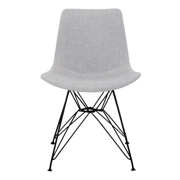 Palmetto - Contemporary Dining Chair - Gray / Black