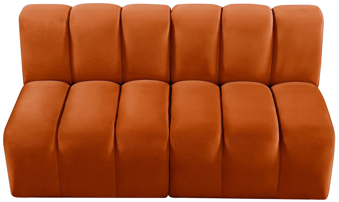 Arc - Velvet 2 Seats Modular Sofa