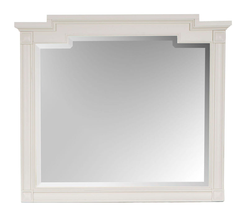 Willowbrook - Landscape Mirror - Egg Shell White With Slight Rub Through