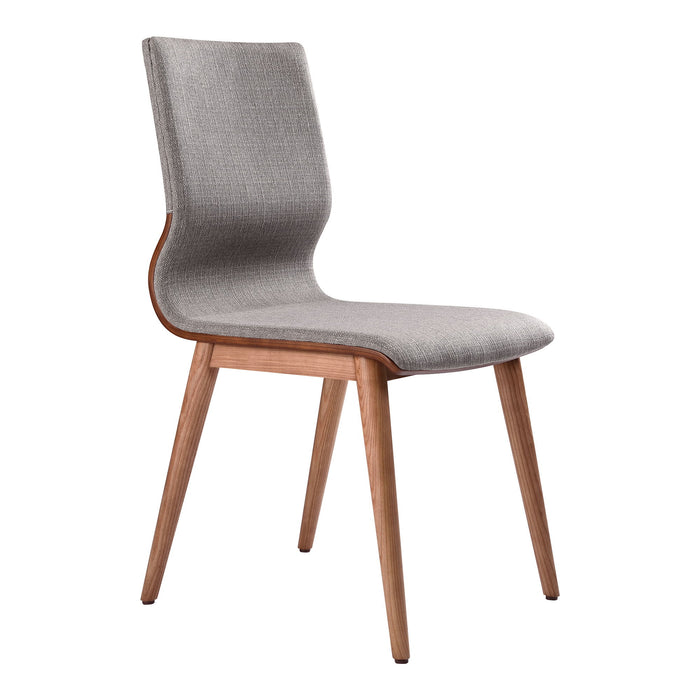 Robin - Mid-Century Dining Chair (Set of 2) - Walnut / Gray
