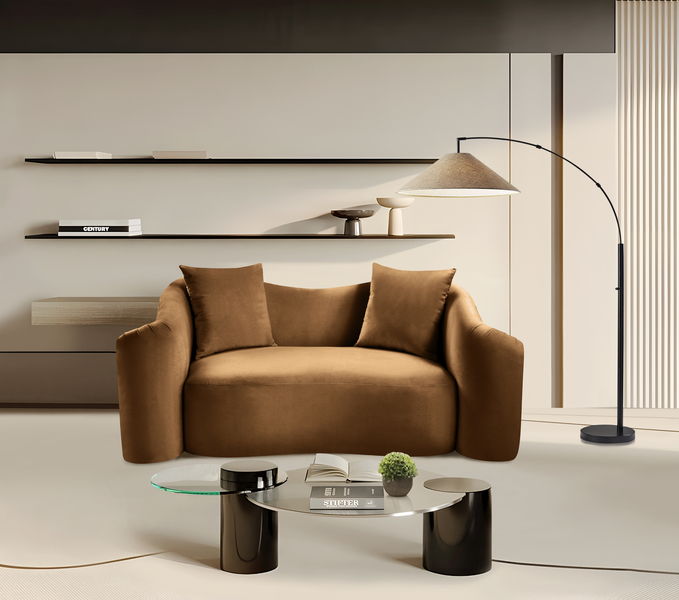 Destin - Loveseat - Saddle