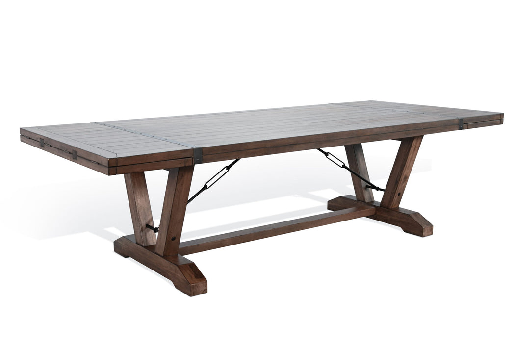 Doe Valley - Yellowstone Extension Table With Folding Leaves - Buckskin