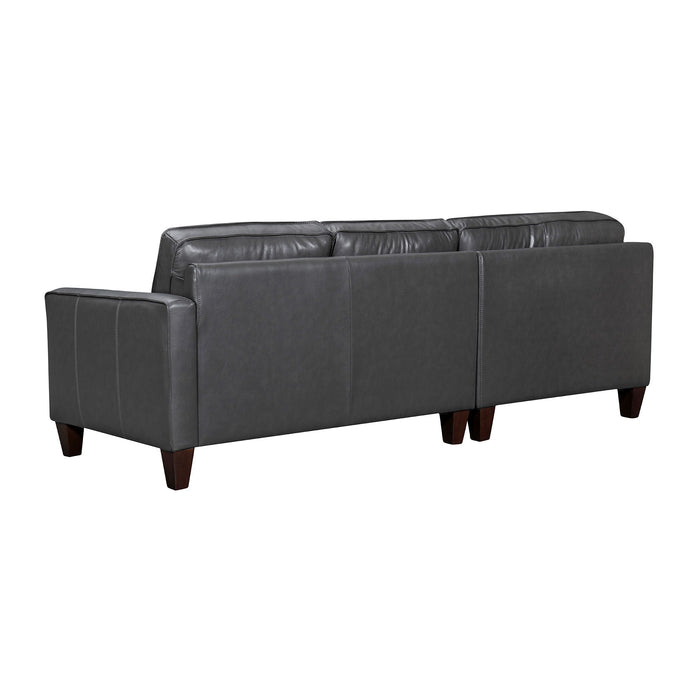 Summit - 3 Piece Leather Sectional Sofa