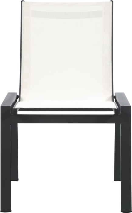 Nizuc - Outdoor Patio Dining Chair With Gray Frame (Set of 2)