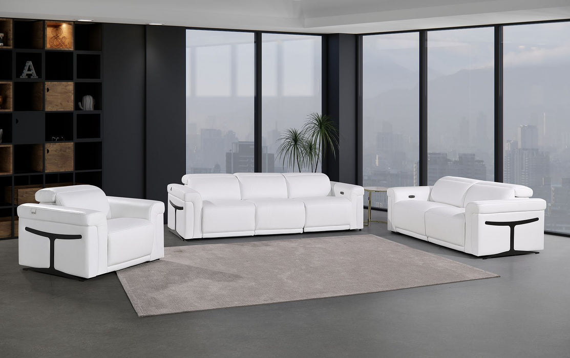 1126 - 6-Piece Modular Power Reclining Sofa, Loveseat & Chair Set In With 6 Power Recliners & Power Headrests