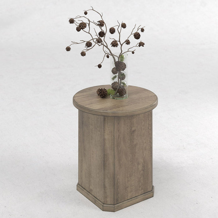 Proximity Place - Rectangular End Table - Light Brown