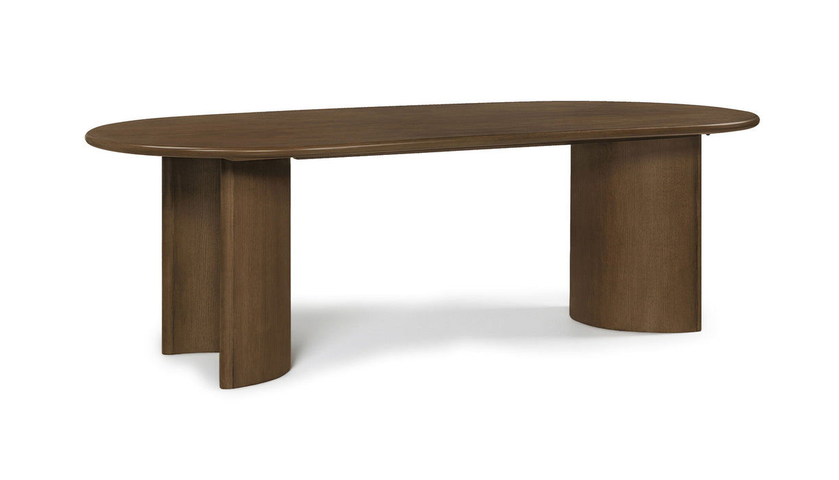 Caldra - Oak Veneer And Solid Wood Dining Table