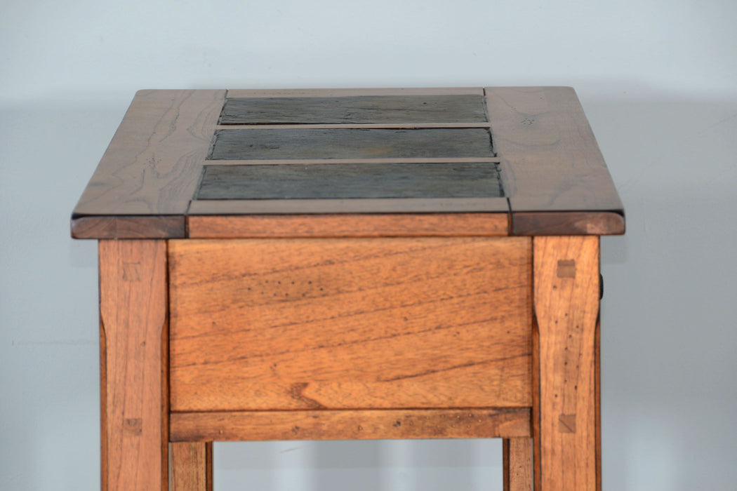 Sedona - Transitional Wood Sofa Table - Rustic Oak
