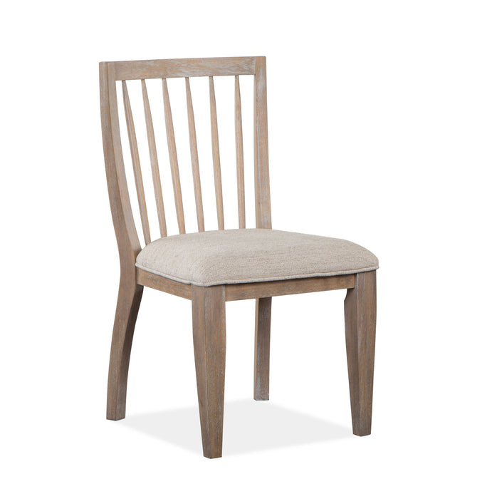 Ainsley - Dining Side Chair With Upholstered Seat (Set of 2) - Cerused Khaki