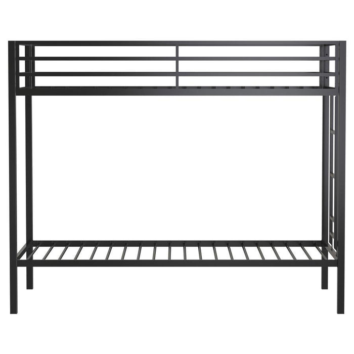 Alevera - Metal Bunk Bed With Ladder