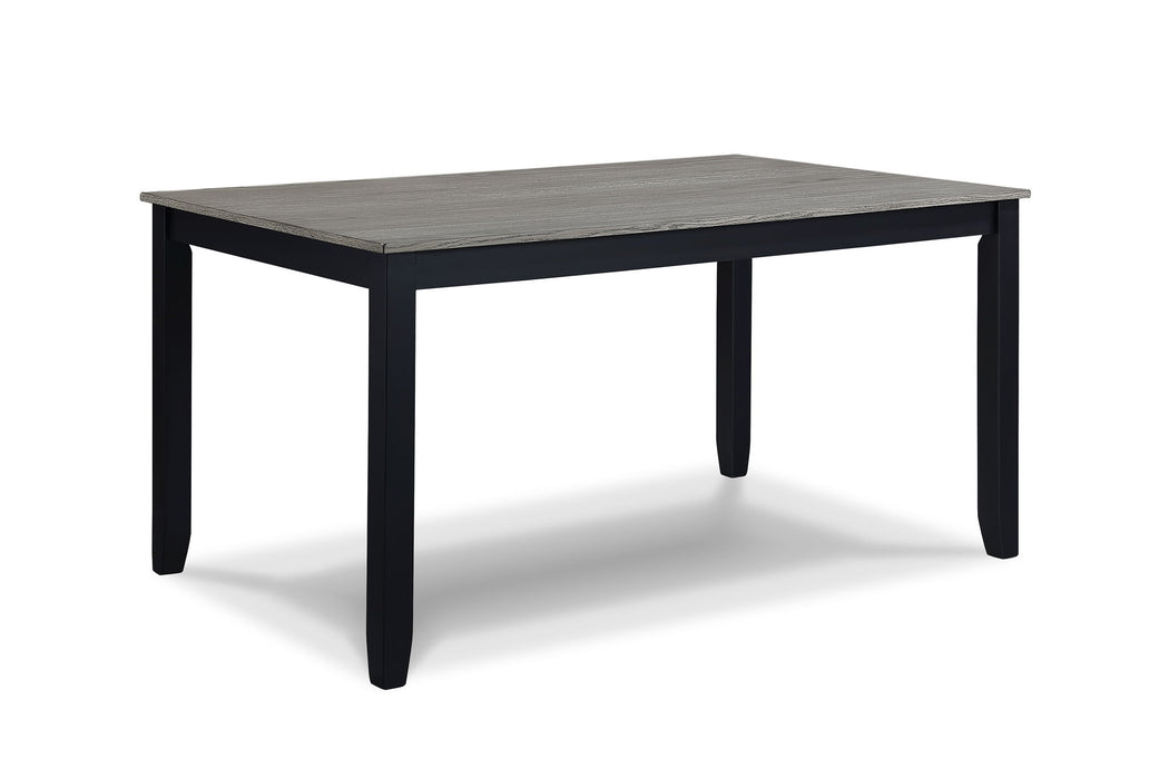 Eloise - 7 Piece Dinette Set - Charcoal / Gray