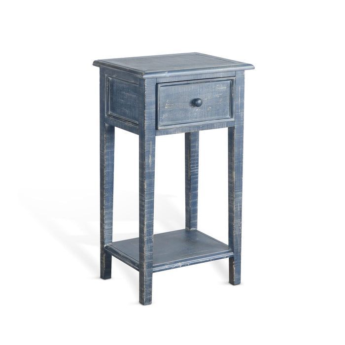 Marina - 31" Height Side Table - Ocean Blue
