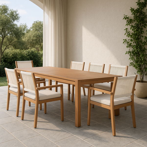 Maui - Water Resistant Outdoor Patio Dining Arm Chair (Set of 2)