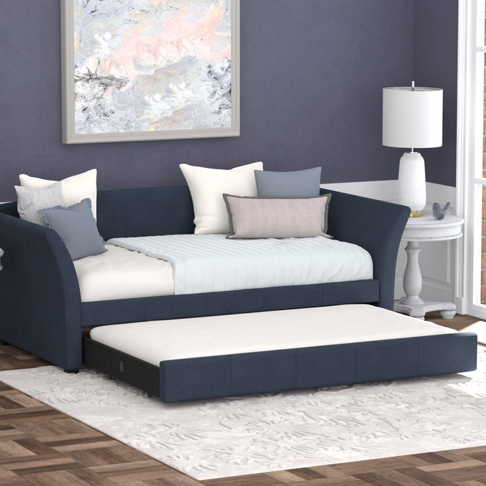 Vienna - Daybed With Trundle - Blue Dusk