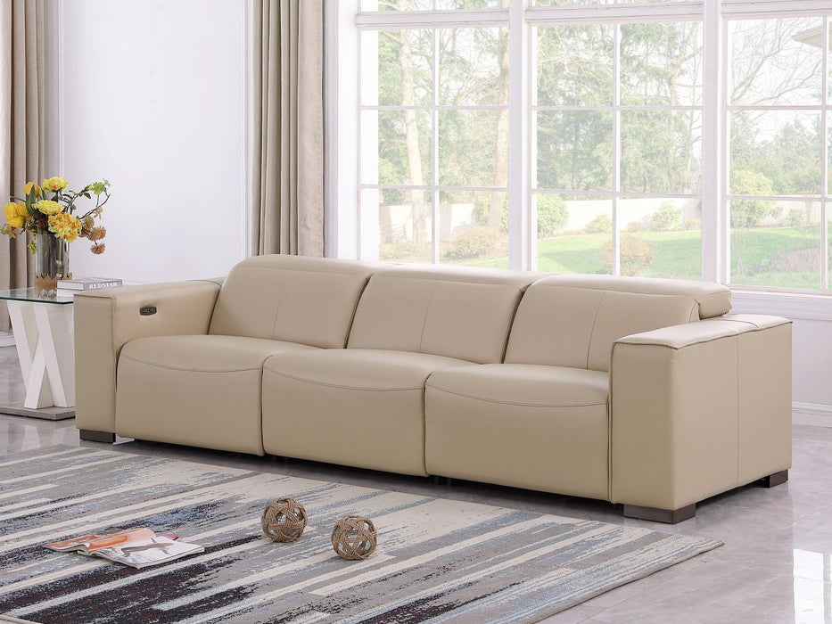 1208 - Power Reclining Sofa - Beige