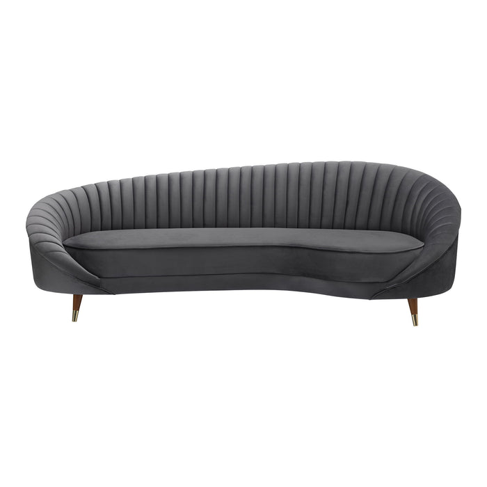 Karisma - Curved Velvet Sofa