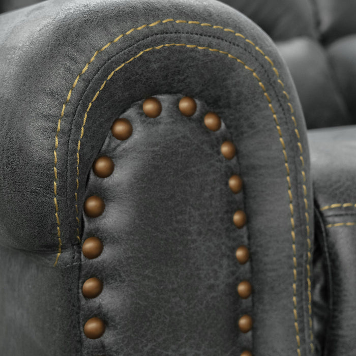 Baldwin - Loveseat - Slate Gray