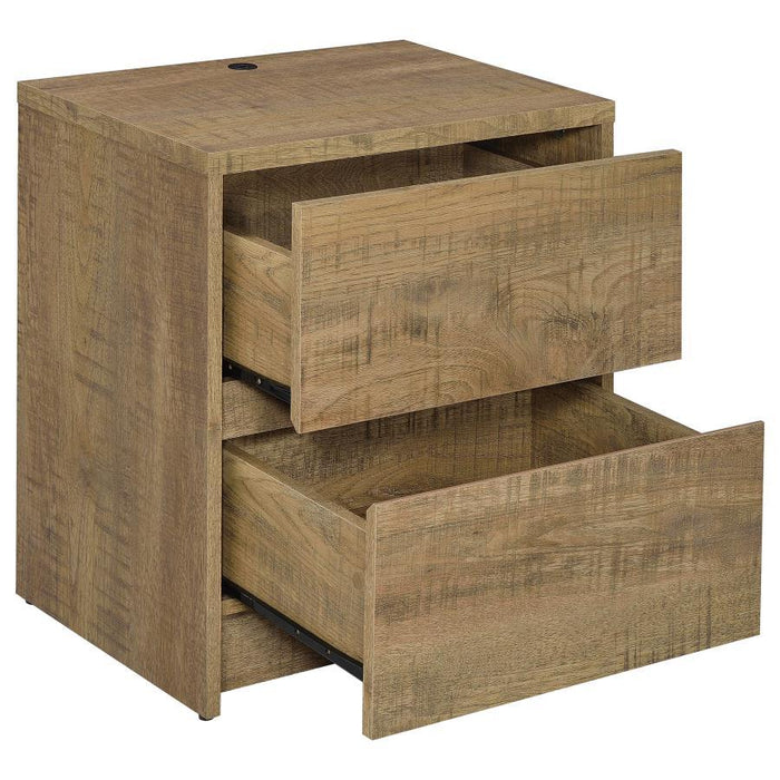 Westpark - 2-Drawer Nightstand LED Lights And USB