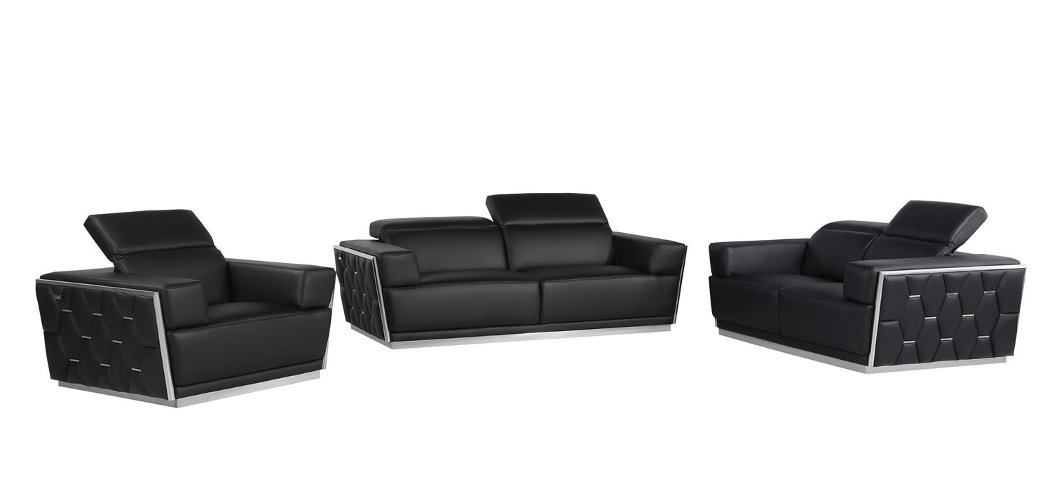 1111 - Leather Living Room Set